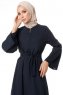 Soraya - Navy Blue Abaya - Miss Cazibe