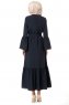 Soraya - Navy Blue Abaya - Miss Cazibe