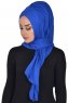 Tamara - Blue Practical Cotton Hijab