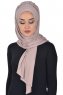 Tamara - Taupe Practical Cotton Hijab