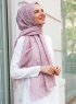 Tharaa - Pink Patterned Hijab - Sal Evi