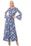 Turna - Blue Floral Dress