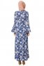Turna - Blue Floral Dress