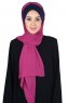 Vera - Navy Blue & Fuchsia Practical Chiffon Hijab