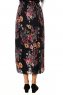 Yamina - Floral Navy Blue Skirt - Burun