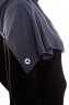 Yara - Anthracite Practical One Piece Crepe Hijab