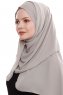 Yara - Sand Practical One Piece Crepe Hijab