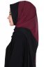 Ylva - Plum & Black Practical Chiffon Hijab