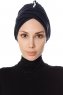 Yonca - Navy Blue Turban