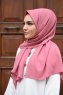 Zahra - Dark Pink Crepe Hijab - Mirach