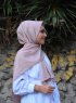 Zahra - Pale Pink Crepe Hijab - Mirach