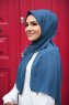 Zahra - Petrol Green Crepe Hijab - Mirach