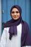 Zahra - Plum Crepe Hijab - Mirach