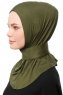 Zeliha - Khaki Practical Viskos Hijab