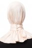Zeliha - Light Beige Practical Viskos Hijab