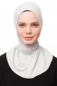 Zeliha - Light Grey Practical Viskos Hijab