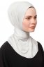 Zeliha - Light Grey Practical Viskos Hijab