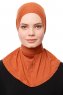Zeliha - Brick Red Practical Viskos Hijab