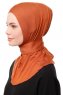 Zeliha - Brick Red Practical Viskos Hijab