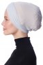 Zeynep - Light Grey Parizien Underscarf - Ecardin