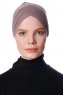 Zeynep - Dark Taupe Parizien Underscarf - Ecardin