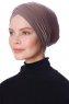 Zeynep - Dark Taupe Parizien Underscarf - Ecardin