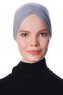 Zeynep - Dark Grey Parizien Underscarf - Ecardin
