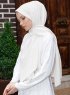 Zaina - White Hijab - Sal Evi