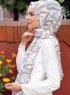 Zuleika - Brown Patterned Hijab - Sal Evi