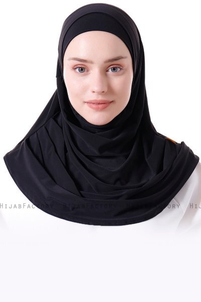 Esma - Black Amira Hijab - Firdevs
