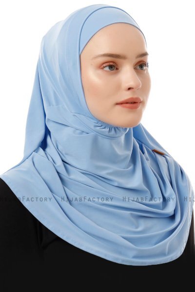 Esma - Light Blue Amira Hijab - Firdevs