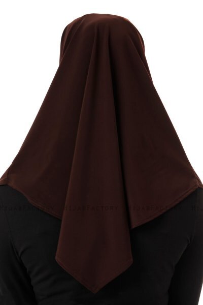 Esma - Dark Brown Amira Hijab - Firdevs