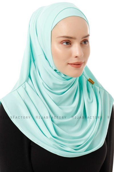 Esma - Light Green Amira Hijab - Firdevs