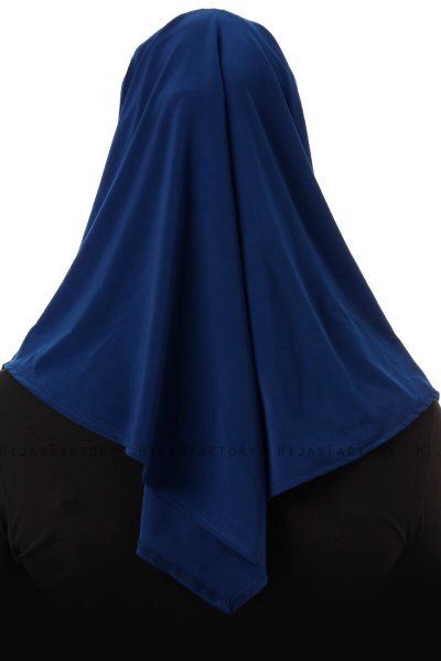 Esma - Light Navy Blue Amira Hijab - Firdevs