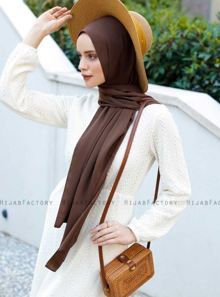 Emira - Dark Brown Hijab - Sal Evi