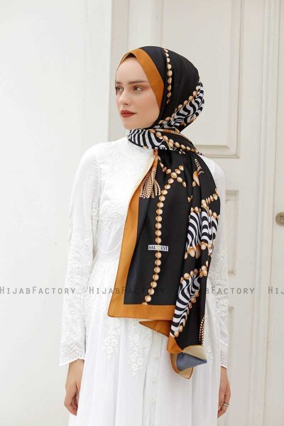 Diamond Patterned Twill Hijab - Sal Evi