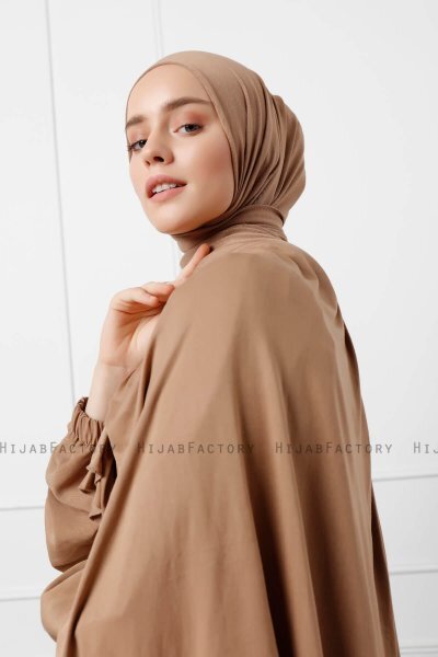 Sibel - Brown Jersey Hijab