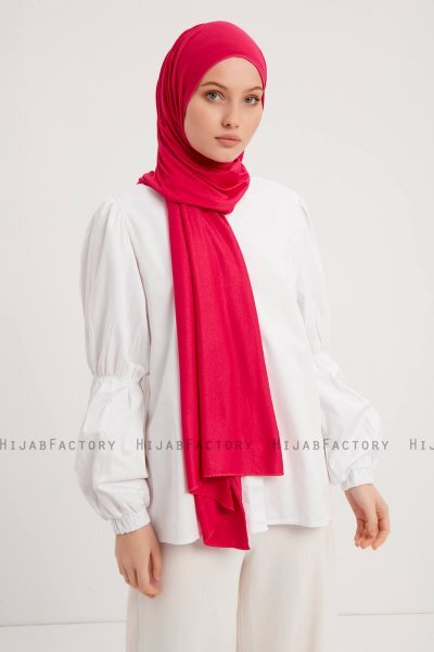 Sibel - Fuchsia Jersey Hijab