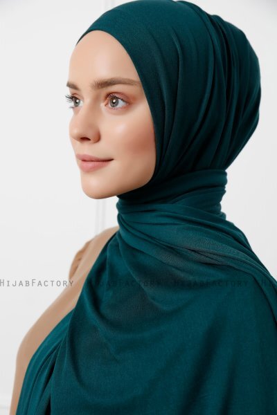 Sibel - Dark Green Jersey Hijab