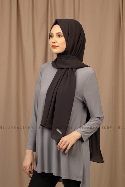 Yildiz - Smoked Crepe Chiffon Hijab