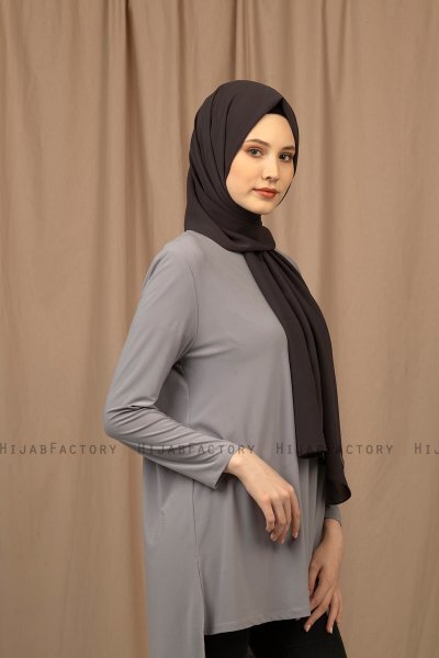 Yildiz - Smoked Crepe Chiffon Hijab