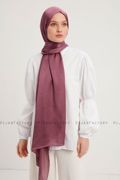 Berrak - Dark Pink Janjanli Hijab