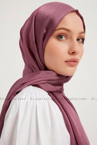 Berrak - Dark Pink Janjanli Hijab