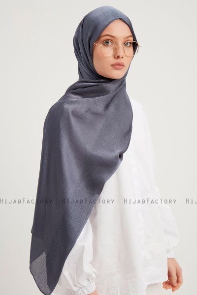Berrak - Grey Janjanli Hijab