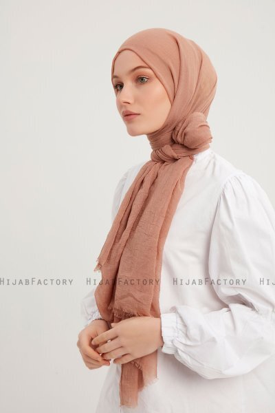 Afet - Light Brown Comfort Hijab