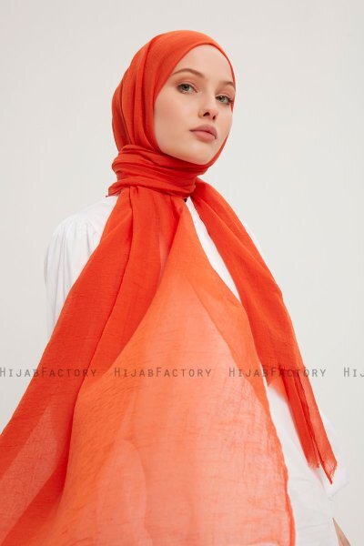 Afet - Brick Red Comfort Hijab