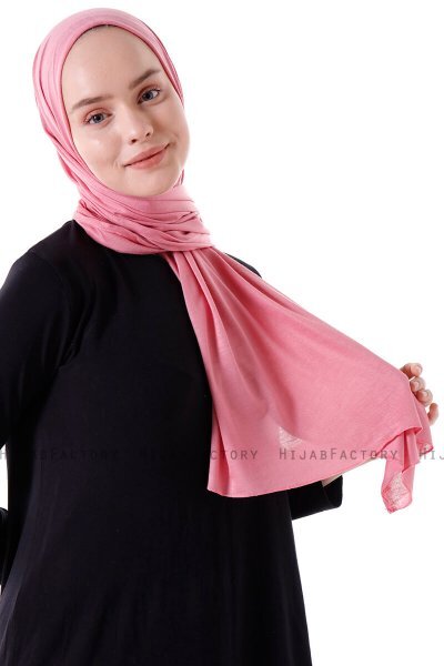 Seda - Dark Pink Jersey Hijab - Ecardin