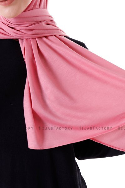 Seda - Dark Pink Jersey Hijab - Ecardin