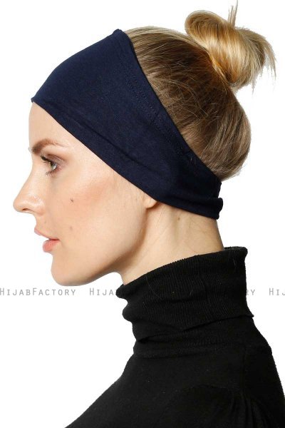 Cemre - Navy Blue Bandana Underscarf