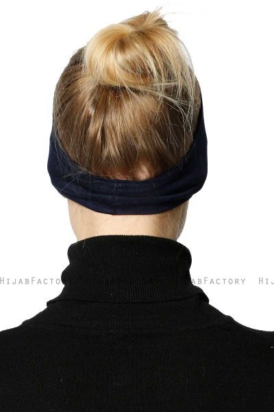 Cemre - Navy Blue Bandana Underscarf